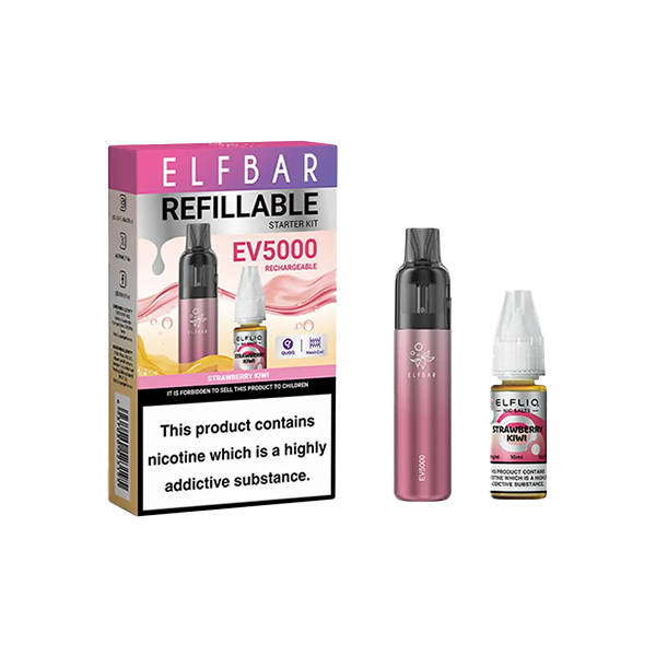 Elf Bar EV5000 Disposable Pod Kit + 20mg ElfLiq Salt