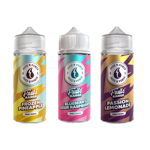 0mg Juice N Power Shortfills 100ml (70VG/30PG)