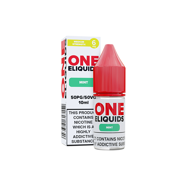 6mg One E-Liquids Flavoured Nic Shot 10ml (50VG/50PG)