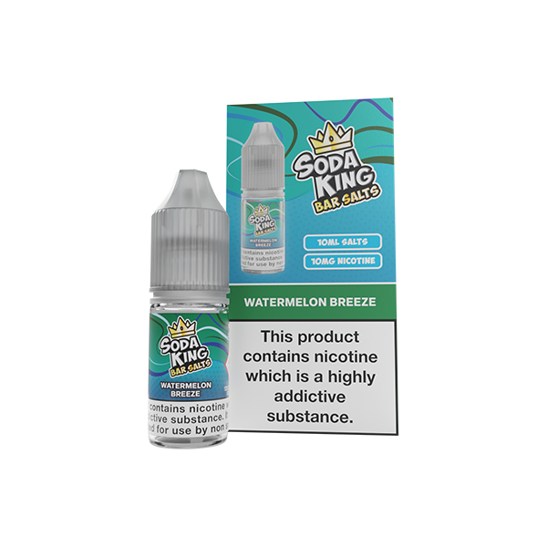 10mg Soda King Bar SALTS Nic Salts 10ml - (50VG/50PG)