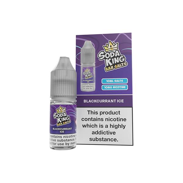 10mg Soda King Bar SALTS Nic Salts 10ml - (50VG/50PG)