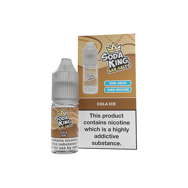 10mg Soda King Bar SALTS Nic Salts 10ml - (50VG/50PG)