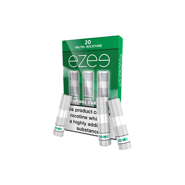 20mg Ezee E-cigarette Cartridges Menthol 1050 Puffs