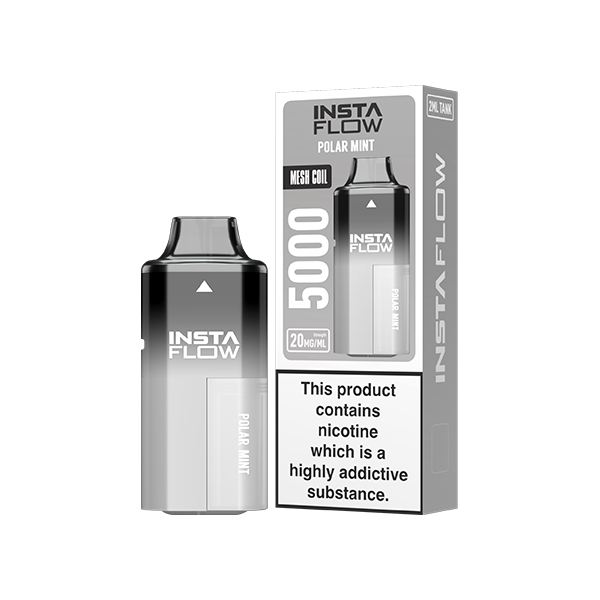 20mg Instaflow 5000 Disposable Rechargeable Vape Kit 5000 Puffs