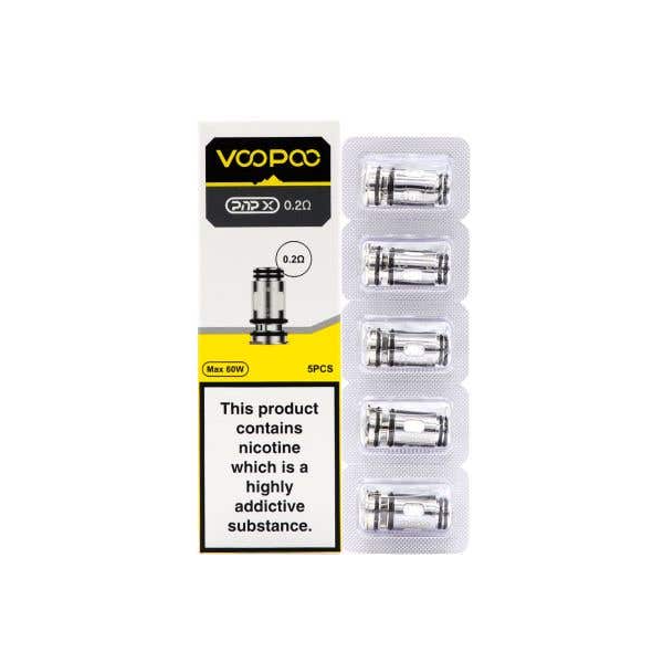 VooPoo PnP X Replacement Coils (0.15Ohm/0.2Ohm/0.3Ohm/0.6Ohm)